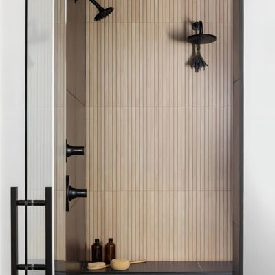 Carrelage sol / mur effet bois bambou relief 60x120 cm ARTWOOD RIBBON MAPLE