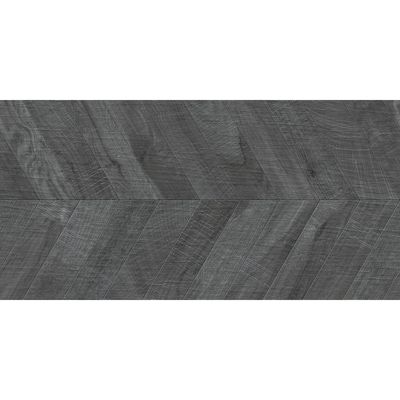 Carrelage sol / mur effet bois design chevron 60x120 cm ARTWOOD CHEVRON BLACK