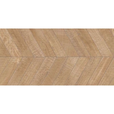 Carrelage sol / mur effet bois design chevron 60x120 cm ARTWOOD CHEVRON NATURAL