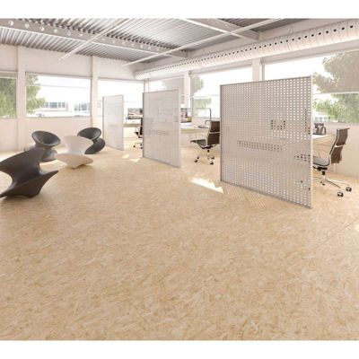 Carrelage sol / mur effet bois OSB 60x60 cm STRAND NATURAL (vendu par boite de 1.05m2)