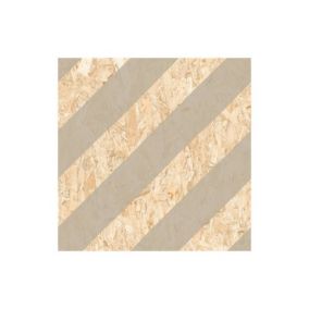 Carrelage sol / mur effet bois OSB motif gris 60x60 cm NENETS STRAND CEMENTO(vendu par boite de 1.05m2)