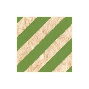 Carrelage sol / mur effet bois OSB motif vert 60x60 cm NENETS STRAND VERDE (vendu par boite de 1.05m2)