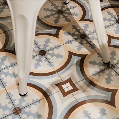 Carrelage sol / mur effet ciment 20x20 cm 1900 BELTRI