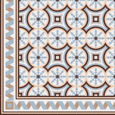 Carrelage sol / mur effet ciment 20x20 cm 1900 BELTRI