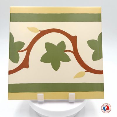 Carrelage sol / mur effet ciment 20x20 cm 1900 GAUDI 2 BORDURE
