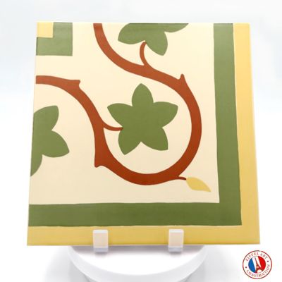 Carrelage sol / mur effet ciment 20x20 cm 1900 GAUDI 3 ANGLE