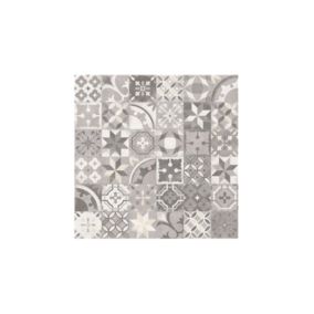 Carrelage sol / mur effet ciment 20x20 cm BERKANE MULTICOLOR NASSAU PATCHWORK