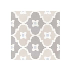 Carrelage sol / mur effet ciment 20x20 cm CAPRICE DECO  BOWTIE PASTEL(vendu par boite de 1m2)