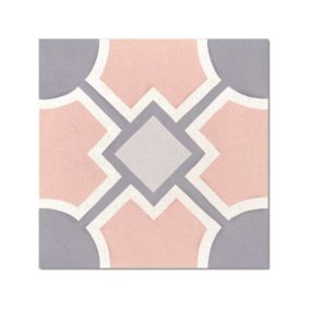 Carrelage sol / mur effet ciment 20x20 cm CAPRICE DECO SOLSTICE PASTEL(vendu par boite de 1m2)