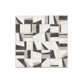 Carrelage sol / mur effet ciment 20x20 cm OSAKA BLANCO NASSAU PATCHWORK