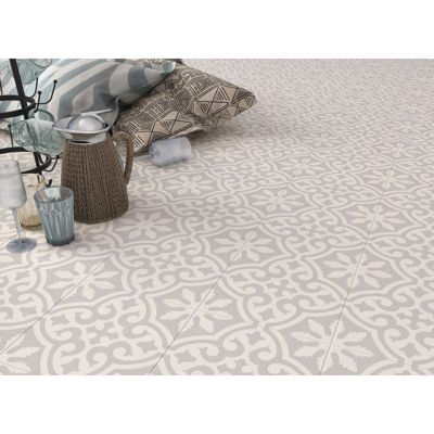 Carrelage sol / mur effet ciment 20x20 cm SVENSKA JUVEL