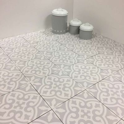 Carrelage sol / mur effet ciment 20x20 cm SVENSKA JUVEL