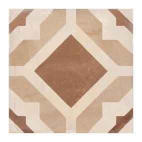 Carrelage sol / mur effet ciment 20x20 cm TERRA GEOMETRIA