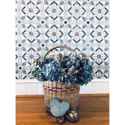 Carrelage sol / mur effet ciment 20x20 cm VODEVIL MOTIF DEMEL