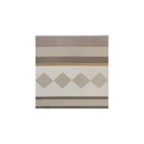 Carrelage sol / mur  effet ciment beige 20x20 cm - CAPRICE LOIRE BORDURE (vendu par boite de 1m2)