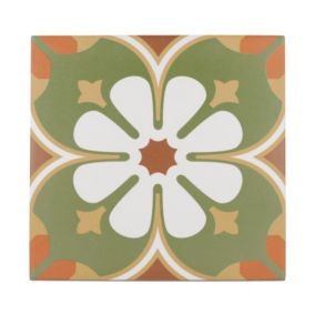 Carrelage sol / mur effet ciment à motif 20x20 cm RIVOLI - PARIS(vendu par boite de 1m2)