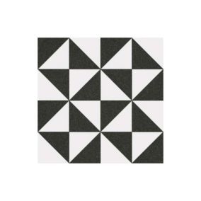 Carrelage sol / mur  effet ciment motif géométrique 20x20 cm 1900 TERRADES (vendu par boite de 1m2)