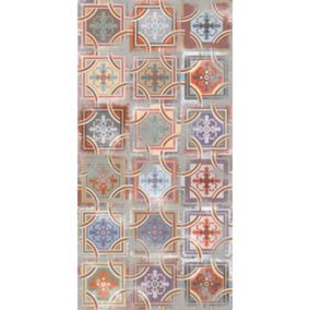 Carrelage sol / mur effet ciment patchwork 20x20 cm 1900 COMILLAS (vendu par boite de 1m2)