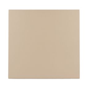 Carrelage sol / mur effet ciment uni beige 20x20 cm  RIVOLI BEIGE  30719(vendu par boite de 1m2)