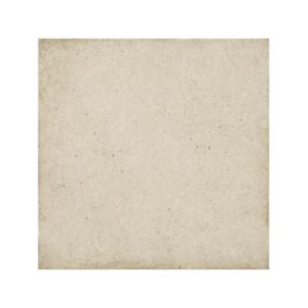 Carrelage sol / mur effet ciment uni beige foncé 20x20 cm  ART NOUVEAU UNI BISCUIT(vendu par boite de 1m2)