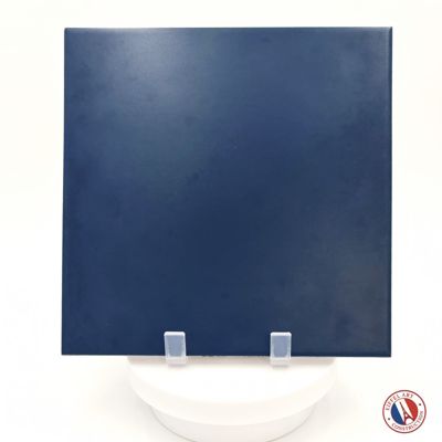 Carrelage sol / mur effet ciment uni bleu 20x20 cm 1900 AZUL