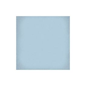 Carrelage sol / mur effet ciment uni bleu 20x20 cm 1900 CELESTE (vendu par boite de 1m2)