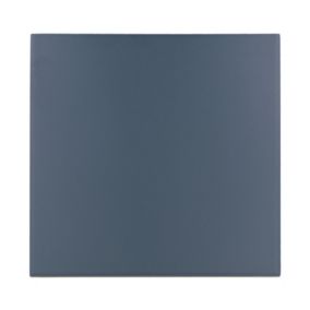 Carrelage sol / mur effet ciment uni bleu 20x20 cm  RIVOLI  OCEAN 30717(vendu par boite de 1m2)