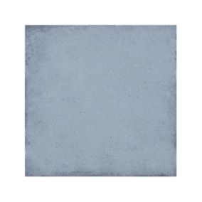 Carrelage sol / mur effet ciment uni bleu claire 20x20 cm  ART NOUVEAU UNI SKY BLUE(vendu par boite de 1m2)