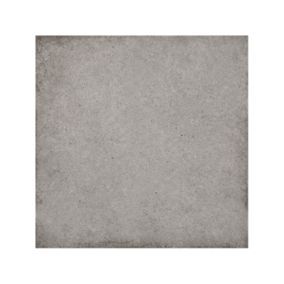 Carrelage sol / mur effet ciment uni gris 20x20 cm  ART NOUVEAU UNI GREY (vendu par boite de 1m2)