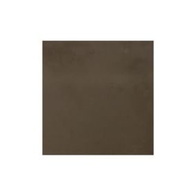 Carrelage sol / mur effet ciment uni marron 20x20 cm 1900 CHOCOLATE (vendu par boite de 1m2)