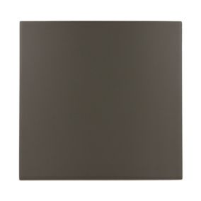 Carrelage sol / mur effet ciment uni noir 20x20 cm  RIVOLI BLACK 30720(vendu par boite de 1m2)