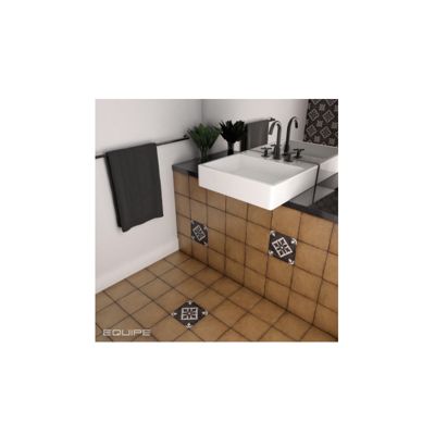 Carrelage sol / mur effet ciment uni occre 20x20 cm ART NOUVEAU UNI SIENA