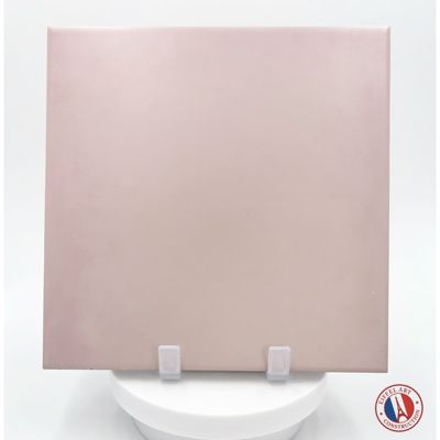 Carrelage sol / mur effet ciment uni rose 20x20 cm 1900 ROSA