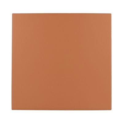 Carrelage sol / mur effet ciment uni terracotta terre cuite 20x20 cm RIVOLI TERRE 30718