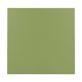 Carrelage sol / mur effet ciment uni vert 20x20 cm  RIVOLI GREEN 30716(vendu par boite de 1m2)