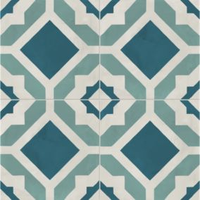 Carrelage sol / mur effet ciment vieilli  20x20 cm TERRA ART GEOMETRIA O.C