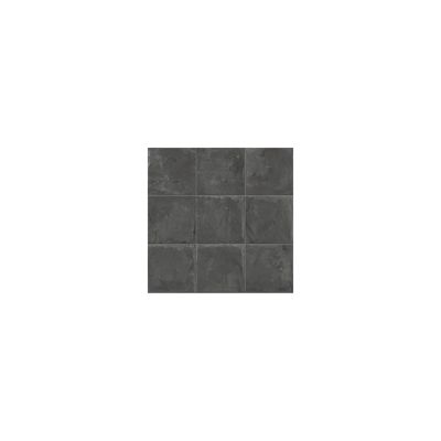 Carrelage sol / mur effet ciment vieilli gris anthracite TERRA NERO