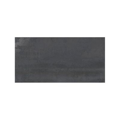Carrelage sol / mur effet métal anthracite 60x120 cm IONIC STEEL
