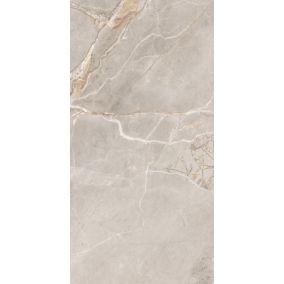 Carrelage sol / mur effet marbre beige MADRAN VANILLIA l.60 x L.120 cm Mat LIMCARO