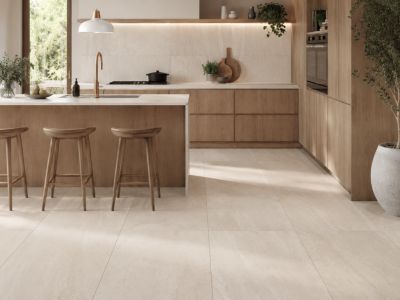 Carrelage sol / mur effet marbre beige OMEGA WARM l.60 x L.120 cm Mat LIMCARO