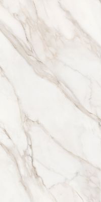 Carrelage sol / mur effet marbre blanc MAJESTIC ORO BIANCO l.60 x L.120 cm Brilliant LIMCARO