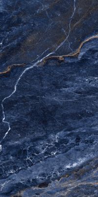Carrelage sol / mur effet marbre bleu LYTHOS BLUE l.60 x L.120 cm Brilliant LIMCARO