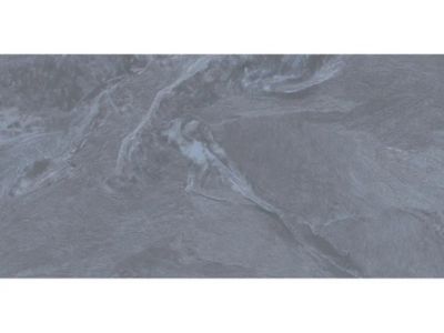 Carrelage sol/mur effet marbre bleu mat Etoile Stone Noir l.60 x L.120 cm