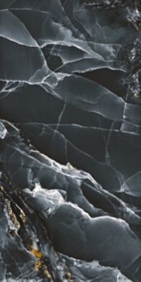 Carrelage sol/mur effet marbre brillant SUBLIME ONYX BLACK L.120 x l.60cm