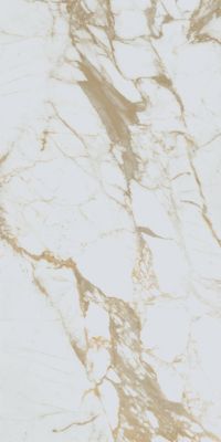Carrelage sol/mur effet marbre brillant VENTURA GOLD L.120 x l.60cm