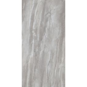 Carrelage sol / mur effet marbre gris CANYON GRIGIO l.60 x L.120 cm Full Lappato LIMCARO