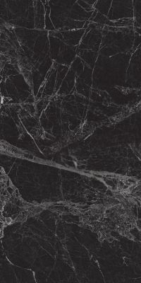 Carrelage sol / mur effet marbre noir MAJESTIC BLACK l.60 x L.120 cm Brilliant LIMCARO