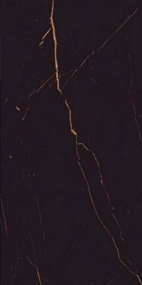 Carrelage sol/mur effet marbre noir MARQUIN GOLD MAT L.120 x l.60cm