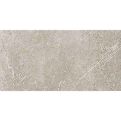 Carrelage sol / mur effet pierre taupe 60x120 cm BETILO R TAUPE
