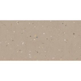 Carrelage sol / mur effet terrazzo 60x120 cm Croccante-R Avellana (vendu par boite de 1.44m2)
